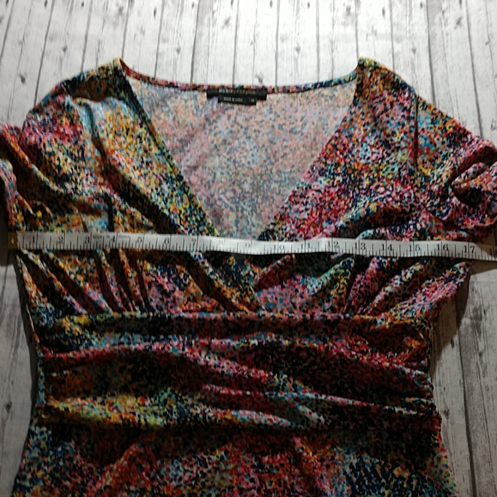 Bcbgmaxazria Multi Colored Blouse - image 3